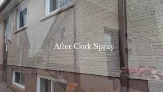 Before \u0026 After Cork Spray