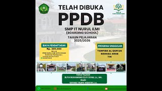 PPDB SMP IT NURUL ILMI KOTO KOCIAK T.A 2025/2026