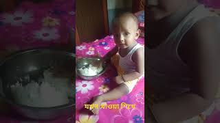 যখন বাচ্চারা খাওয়া শিখে  Baby