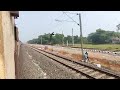 jajpur kharagpur express 18038 with wag 9h departure dantan station. indianrailways railway