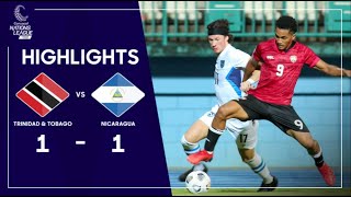 Concacaf Nations League 2023 Trinidad & Tobago v Nicaragua | Highlights