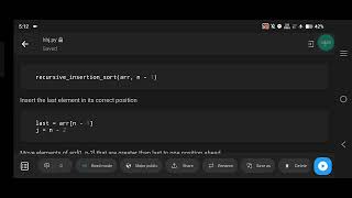 Python Program for Recursive Insertion Sort Algorithm - Sorting with Recursion