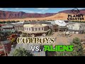 Cowboys vs. Aliens - a Planet Coaster Console shooting ride