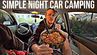 Car Camping Cooking Spicy General Tso's Ramen