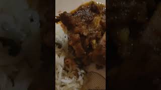 অনেক দিন পর দিদির হাতের  fried rice chicken.কোষা