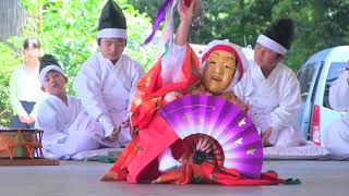 西寒多神社藤まつり2018　西寒多子ども神楽『大蛇退治』