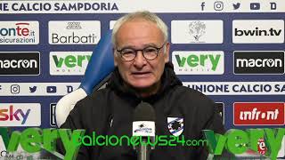 Conferenza stampa Ranieri pre Sampdoria-Crotone