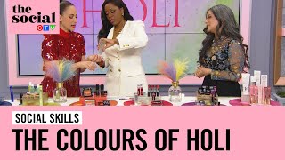 Celebrating Holi with makeup! | The Social