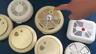 90s smoke detector collection - testing