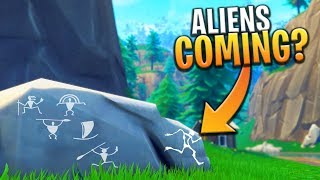 Fortnite Tilted Towers Meteor Crashes Tomorrow Ufo Sign