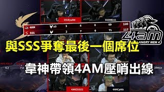 GodV韋神帶領4AM壓哨出線 以第四名參加倫敦世界賽丨Pubg斗魚黃金大獎賽精華