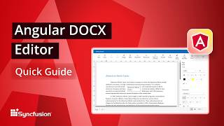 Angular DOCX Editor: The Ultimate Feature Walkthrough
