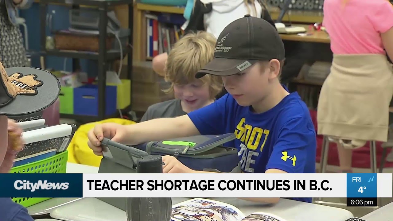 Teacher Shortage Continues In B.C. - YouTube