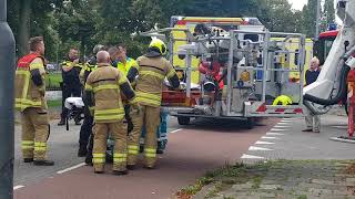 Traumahelikopter op de Viottakade