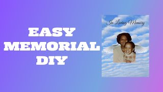Easy Canva Memorial Design Tutorial