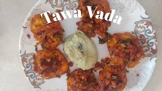 Famous Hyderabad Tawa #Vada Breakfast| Different Breakfast Recipe| Kids Special Tawa Vada|Tasty Vada