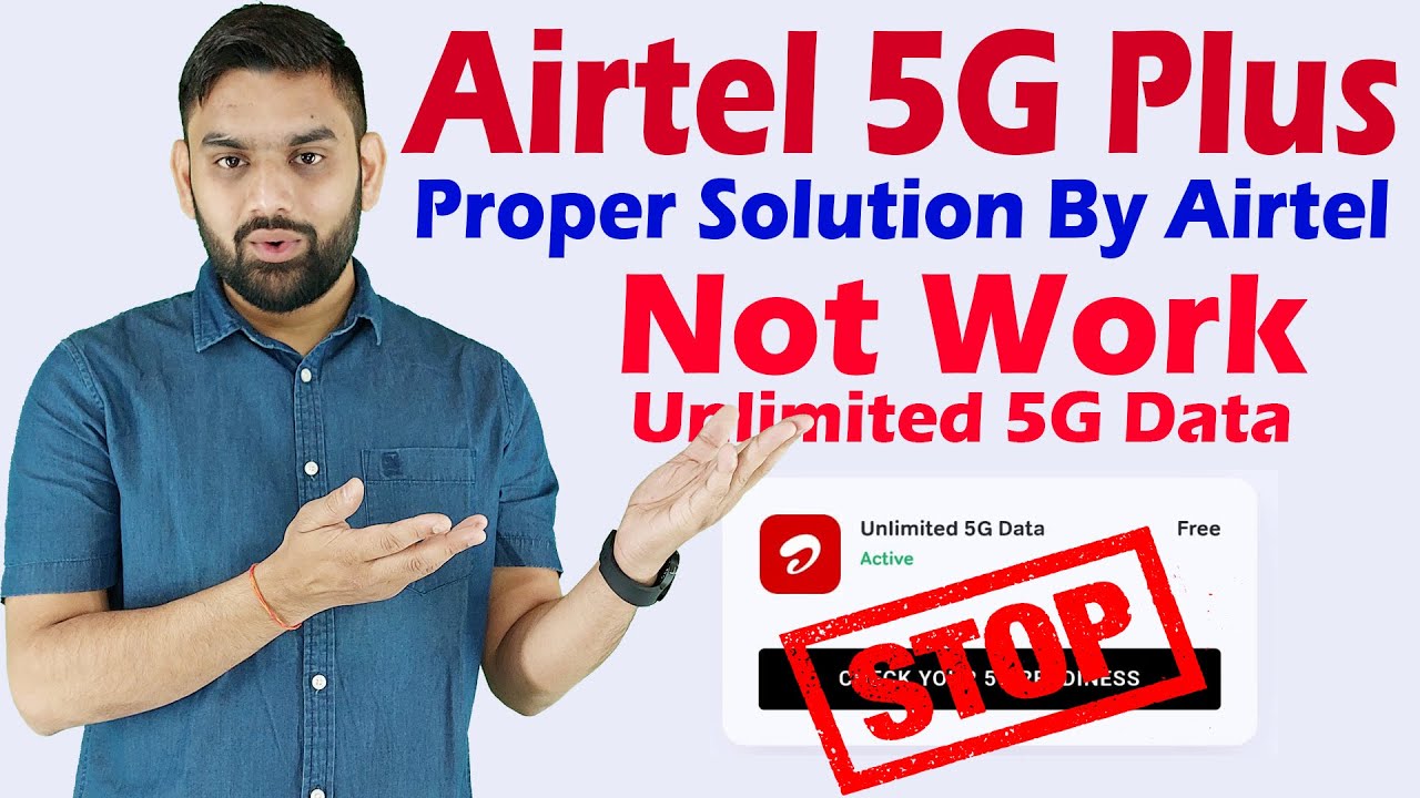 How To Fix Airtel 5G Plus Unlimited 5G Data | Unlimited 5G Data | Not ...