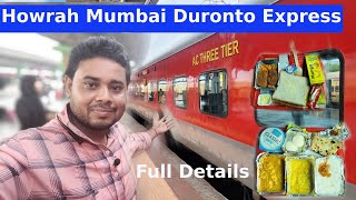 Howrah mumbai duronto express | Duronto express Journey | Duronto Food Review