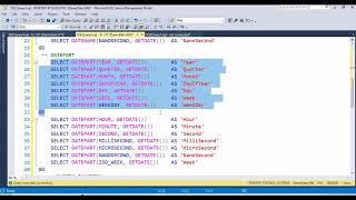 39.Understand Date and Time Functions in SQL Server || Telugu