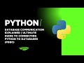 Python Database Communication (PDBC) Explained | Ultimate Guide to Connecting Python to Databases