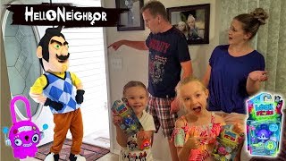 Hello Neighbor in Real Life!!! LOCK STARS Scavenger Hunt! WE CAUGHT HIM THIS TIME!!!