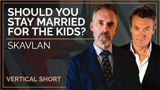 Should You Stay Married for the Kids? | Skavlan & Jordan B Peterson #shorts