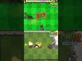 Pvz vs pvz 2 - Peashooter, torchwood, cob cannon, spike rock vs gargantuar zombie #shorts