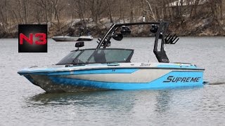 2017 Supreme S202 - Electric Blue - On Water