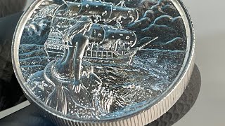 The Siren 🧜‍♀️ 2 oz High Relief Silver Round - Privateer Series 🏴‍☠️