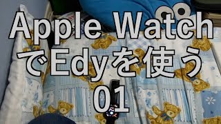 【ガジェットネタ　考の実験室】applewatchでEdyを使う01「wena wrist leather 22mm Black WC-22E0N/B」