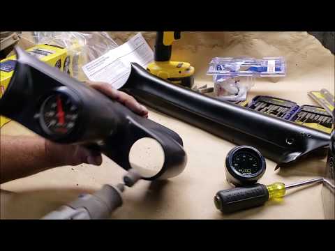 auto meter pillar gauge pod installation DIY 68-72 GM a body chevelle auto meter pillar gauge pod installation DIY 68-72 GM a body chevelle