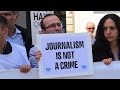 Turkish journalists mark World Press Freedom Day amid crackdown