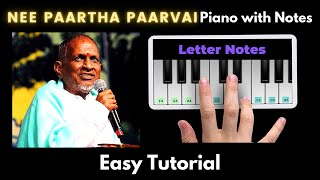 Nee partha parvaikkoru nandri Piano Tutorial with Notes | Ilayaraja | Perfect Piano | 2020