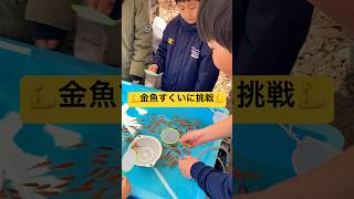 【あさひかわ白樺樹液まつり】①金魚すくいが得意な小学生にコツを教えてもらったよ🧙緑の森ガーデン🫧 北海道旭川市✨#ninjya #shorts #旭川市 #スティーブ #トレーシー #金魚すくい