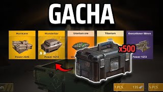 Opening 500x GACHA Containers • Modification Event • Crossout Mobile