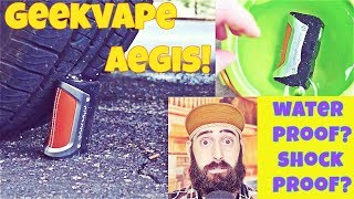 TOUGHEST 100 Watt Mod! Best For Construction Workers Who Vape! Vaping The Aegis By Geek Vape!