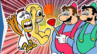 Mario, Luigi e o Mistério do Encanamento | Tobias e o Frango de Dentadura com Armário e Cabide