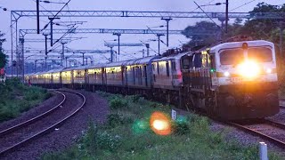 Cholan Express with Diesel Loco in Chennai !!