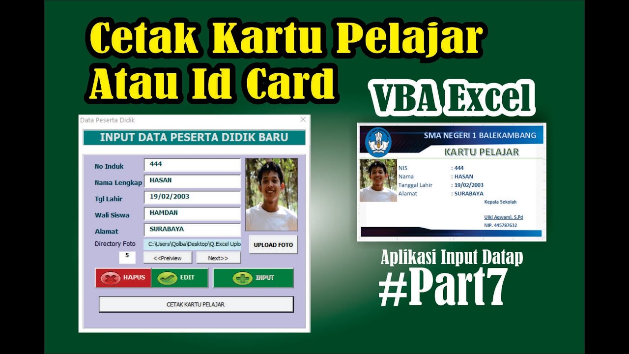 √ Cara Membuat Kartu Pelajar - Wanjay