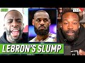 Why LeBron James shooting slump is OVERBLOWN by NBA media | Draymond Green & Baron Davis