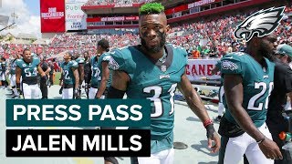 CB Jalen Mills Discusses Giving Up Big Plays To Bucs | Eagles Press Pass