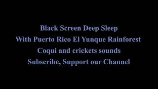 Deep sleep with the Puerto Rico el Yunque Rainforest sounds, Better Sleep.