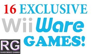 Radomised Gaming's pick of 16 exclusive Nintendo WiiWare titles not on other consoles [HD 1080p60]