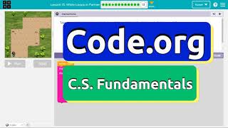 Code.org Express Lesson 16.13 While Loops in Farmer | Answers Explained | Course D Lesson 15.13