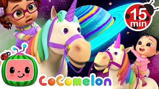 Fantasy Unicorn Ride - in Space! | CoComelon | Nursery Rhymes for Babies