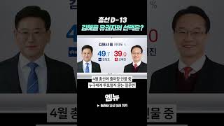 총선 D-13 김해을 유권자의 선택은?