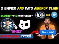 X Empire Airdrop Distribution | X Empire Airdrop Withdrawal | Cats Coin withdrawal and Distribution