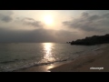 与論島の海 夕暮れの前浜海岸 maehama beach yoron island japan