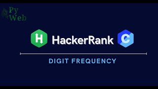 14. Digits Frequency in C | HackerRank - C - Solutions