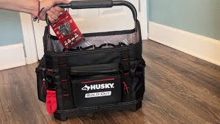 New Husky 14 inch Build Out Tote Tool Bag